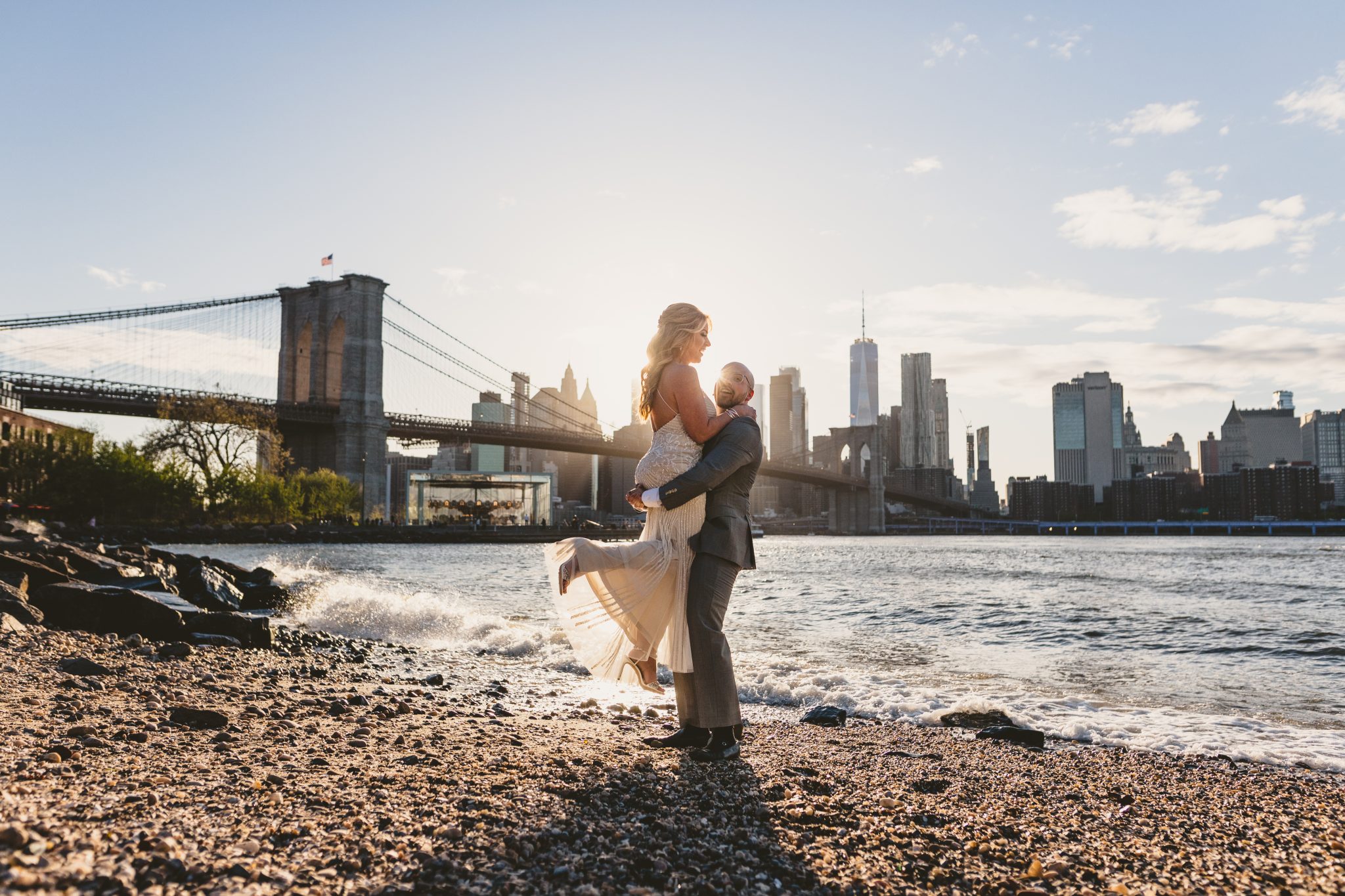 New York City Elopement | Brooklyn Bridge Ceremony